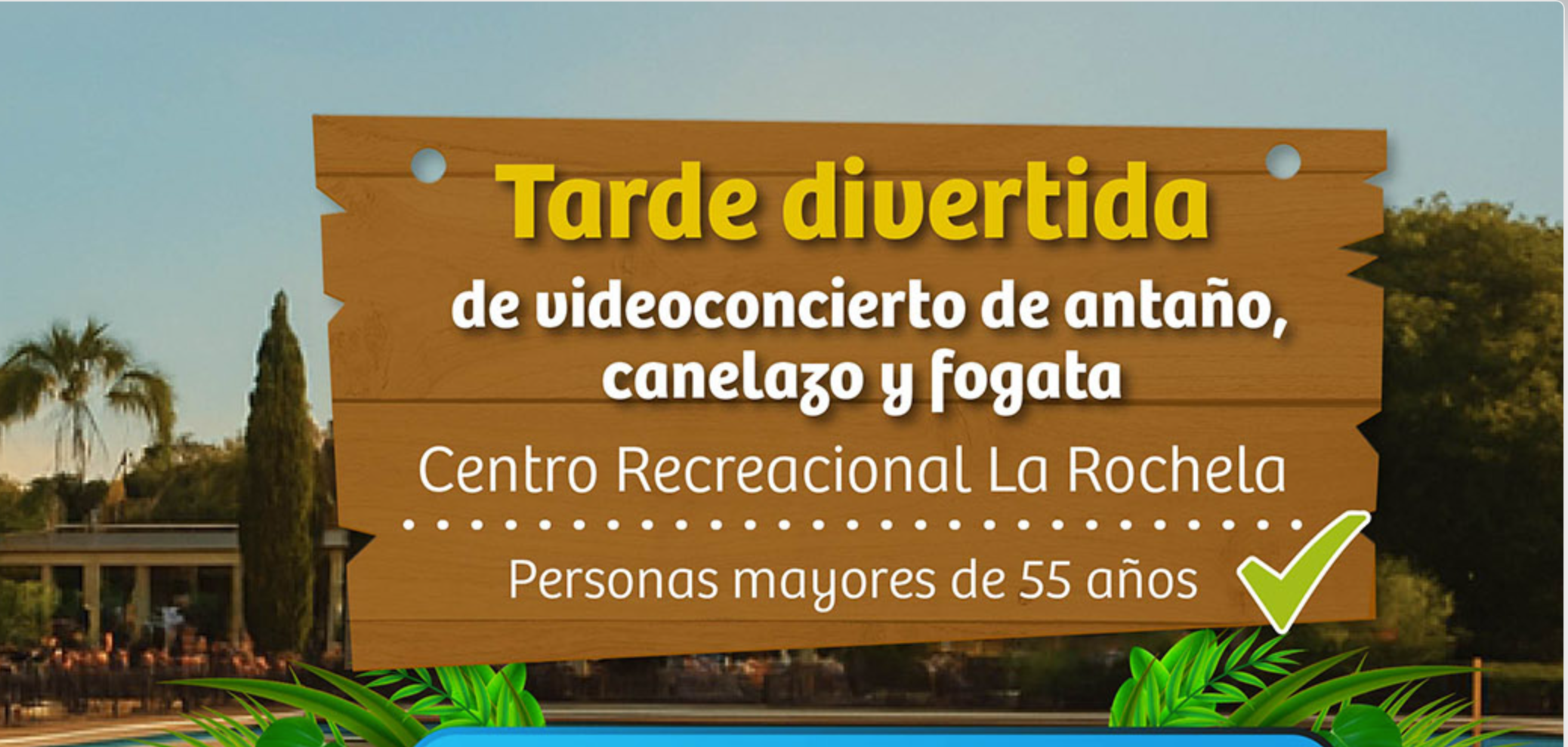 Imagen publicitaria de tarde divertida La rochela
