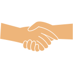 Icono-afiliaciones Icono de dos manos estrechandose