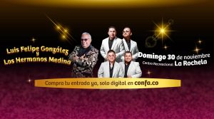 Hermanos Medina y Luis Felipe González, artistas reconocidos