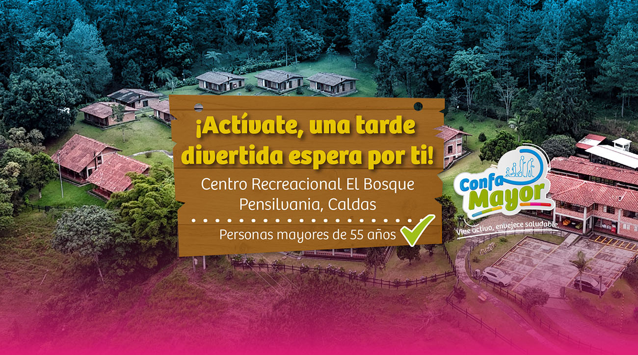 Observas parte del Centro recreacional El Bosque