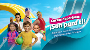 Niños y adultos haciendo actividad física