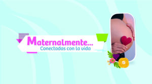 Gestante sostiene corazón en su vientre