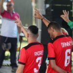 Deportistas hacen jurumentos deportivo